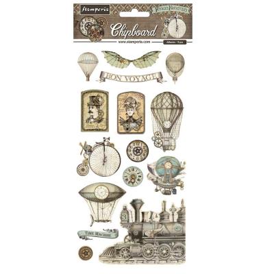 Stamperia Voyages Fantastiques Sticker - Chipboard